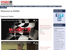 Tablet Screenshot of pandatv23.org